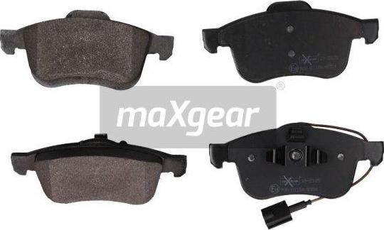 Maxgear 19-2125 - Тормозные колодки, дисковые, комплект www.parts5.com