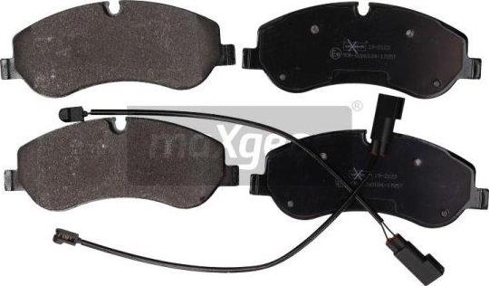 Maxgear 19-2123 - Brake Pad Set, disc brake www.parts5.com