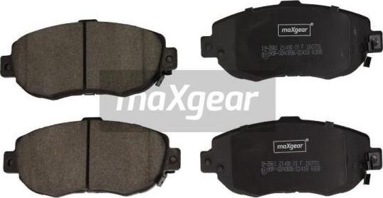 Maxgear 19-2861 - Set placute frana,frana disc www.parts5.com