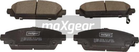 Maxgear 19-2868 - Тормозные колодки, дисковые, комплект www.parts5.com