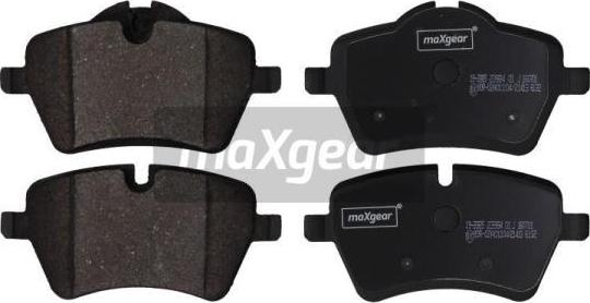 Maxgear 19-2885 - Brake Pad Set, disc brake www.parts5.com