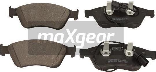 Maxgear 19-2882 - Zestaw klocków hamulcowych, hamulce tarczowe www.parts5.com