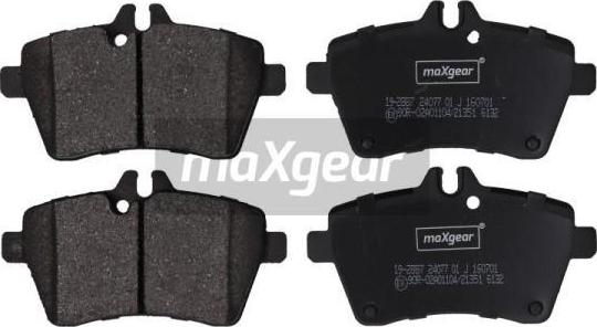 Maxgear 19-2887 - Komplet kočnih obloga, disk kočnica www.parts5.com