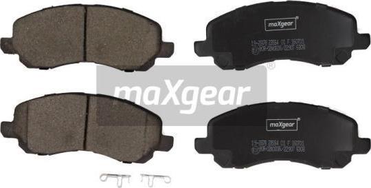 Maxgear 19-2878 - Juego de pastillas de freno www.parts5.com