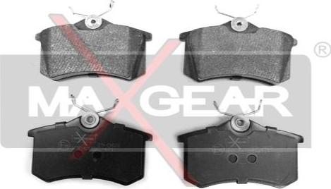 Maxgear 19-0428 - Σετ τακάκια, δισκόφρενα www.parts5.com