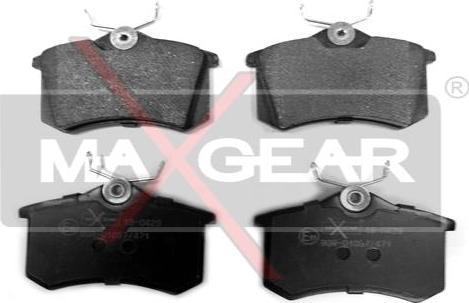 Maxgear 19-0429 - Juego de pastillas de freno www.parts5.com