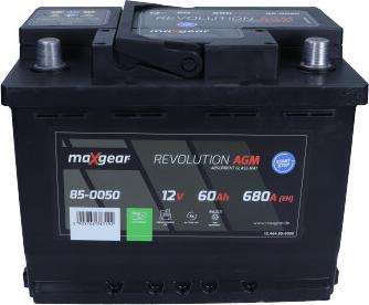 Maxgear 85-0050 - Starter Battery www.parts5.com