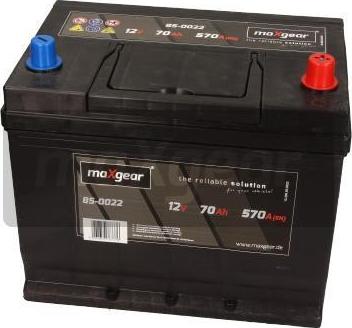 Maxgear 85-0022 - Starter Battery www.parts5.com