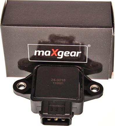 Maxgear 24-0018 - Senzor, položaj leptira karburatora www.parts5.com