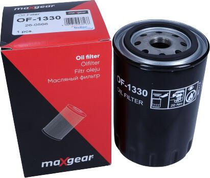 Maxgear 26-0566 - Oil Filter www.parts5.com