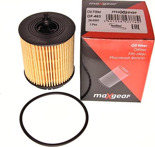 Maxgear 26-0301 - Öljynsuodatin www.parts5.com