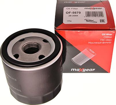 Maxgear 26-2094 - Oljni filter www.parts5.com