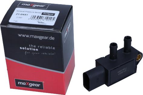 Maxgear 21-0451 - Sensör, egzoz basıncı www.parts5.com