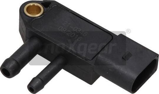 Maxgear 21-0345 - Snímač tlaku výfukových plynov www.parts5.com