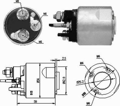 Meat & Doria 46159 - Elektromagnetický spínač, startér www.parts5.com