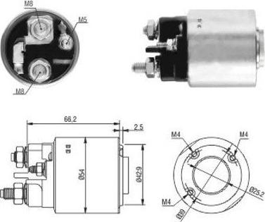 Meat & Doria 46131 - Solenoid, electromotor www.parts5.com