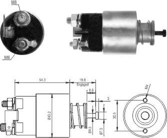 Meat & Doria 46317 - Solenoid Switch, starter www.parts5.com