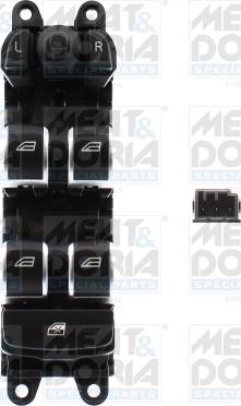 Meat & Doria 26669 - Switch, window regulator parts5.com