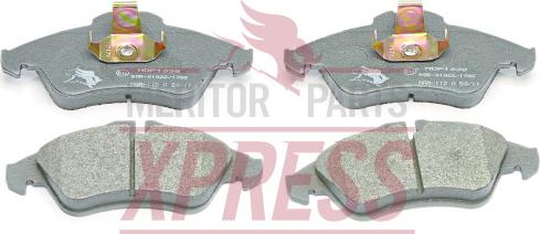 Meritor MDP1038 - Komplet zavornih oblog, ploscne (kolutne) zavore www.parts5.com