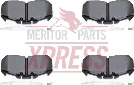 Meritor MDP5065 - Fékbetétkészlet, tárcsafék www.parts5.com