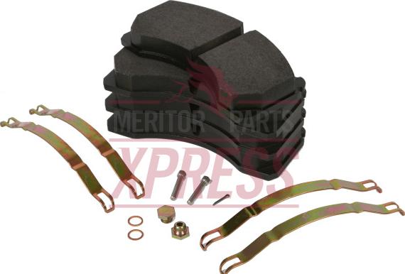 Meritor MDP5066 - Brake Pad Set, disc brake www.parts5.com