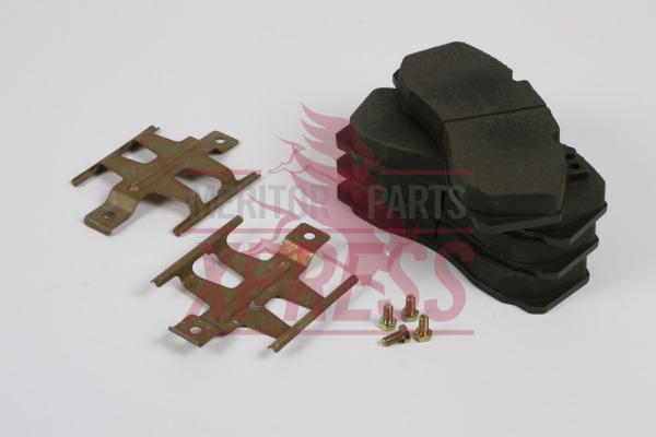 Meritor MDP5073 - Тормозные колодки, дисковые, комплект www.parts5.com