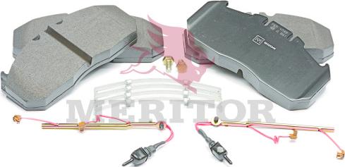 Meritor MDP5121 - Комплект спирачно феродо, дискови спирачки www.parts5.com