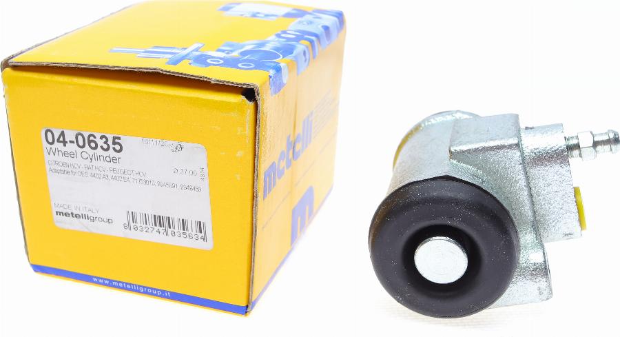 Metelli 04-0635 - Спирачно цилиндърче на колелото www.parts5.com