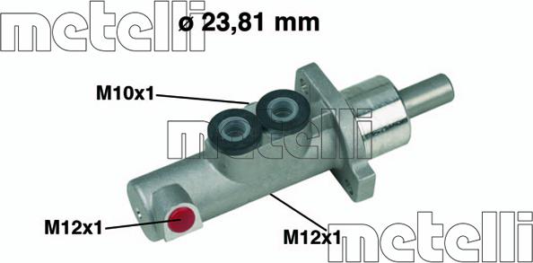 Metelli 05-0441 - Главный тормозной цилиндр www.parts5.com