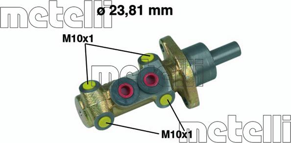 Metelli 05-0418 - Peapiduri silinder www.parts5.com