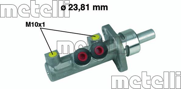 Metelli 05-0412 - Главный тормозной цилиндр www.parts5.com