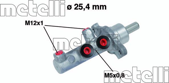 Metelli 05-0569 - Glavni kočni cilindar www.parts5.com