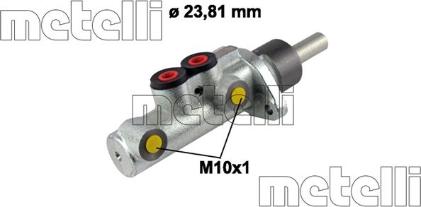 Metelli 05-0601 - Cilindro principal de freno www.parts5.com