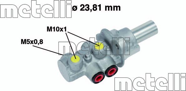 Metelli 05-0683 - Maître-cylindre de frein www.parts5.com