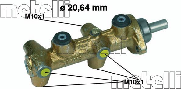 Metelli 05-0040 - Brake Master Cylinder www.parts5.com