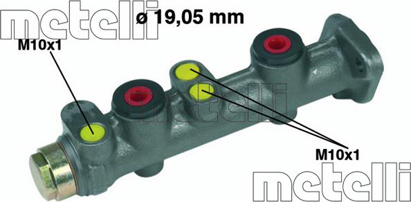 Metelli 05-0028 - Brake Master Cylinder www.parts5.com