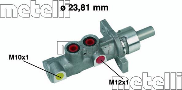 Metelli 05-0358 - Главный тормозной цилиндр www.parts5.com