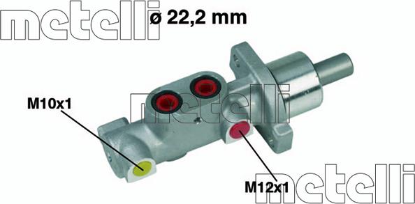 Metelli 05-0365 - Κεντρική αντλία φρένων www.parts5.com