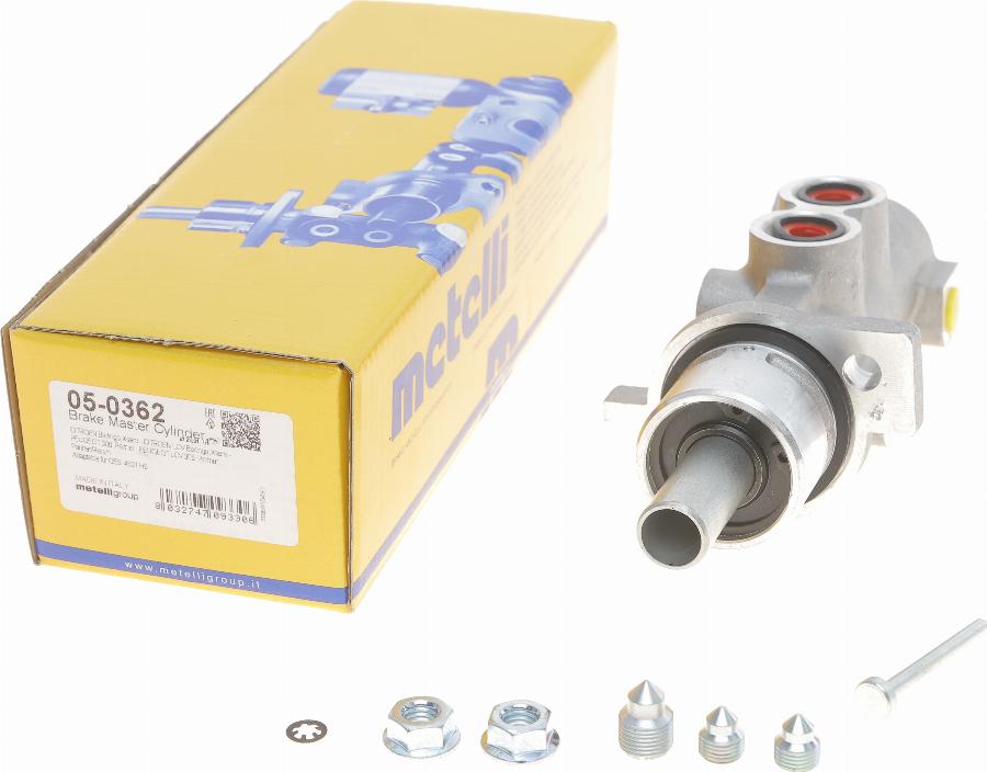 Metelli 05-0362 - Главный тормозной цилиндр www.parts5.com