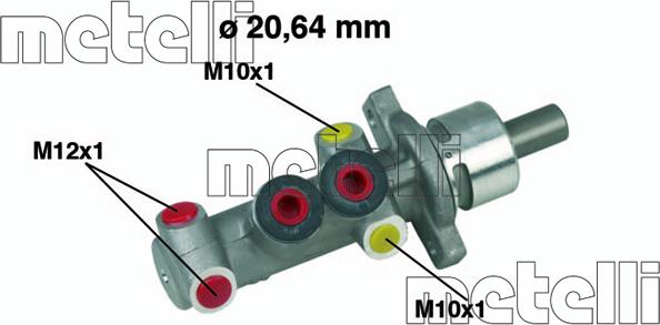 Metelli 05-0319 - Κεντρική αντλία φρένων www.parts5.com