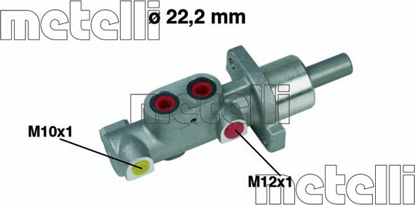 Metelli 05-0297 - Brake Master Cylinder www.parts5.com