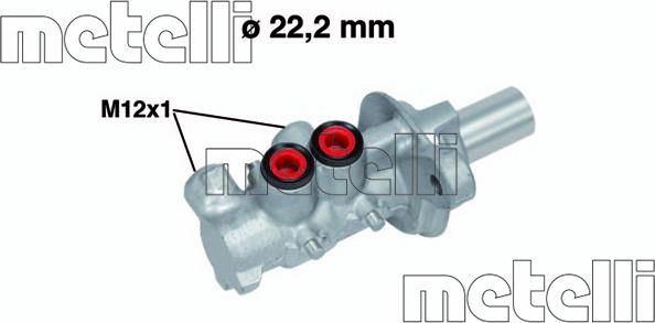 Metelli 05-0757 - Brake Master Cylinder www.parts5.com