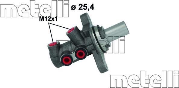 Metelli 05-1134 - Brake Master Cylinder parts5.com