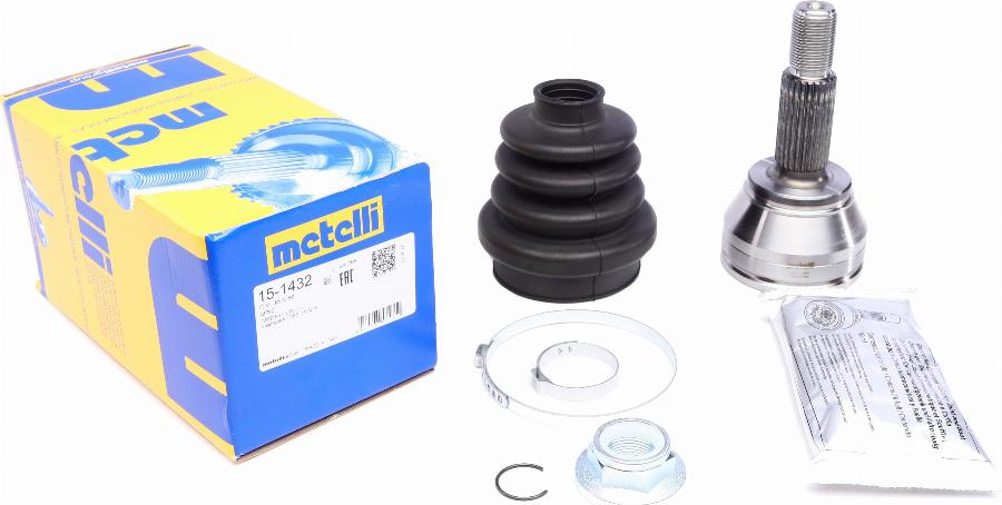 Metelli 15-1432 - Каре комплект, полуоска www.parts5.com