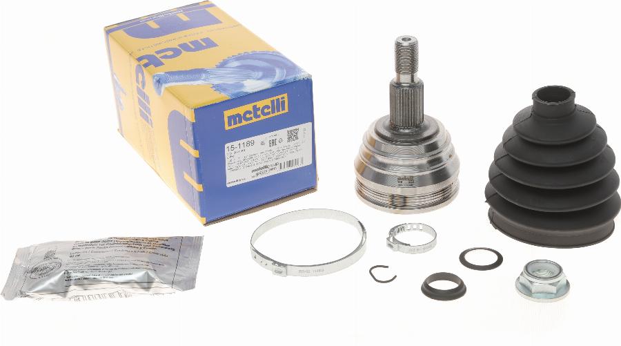 Metelli 15-1189 - Mafsal seti, tahrik mili www.parts5.com