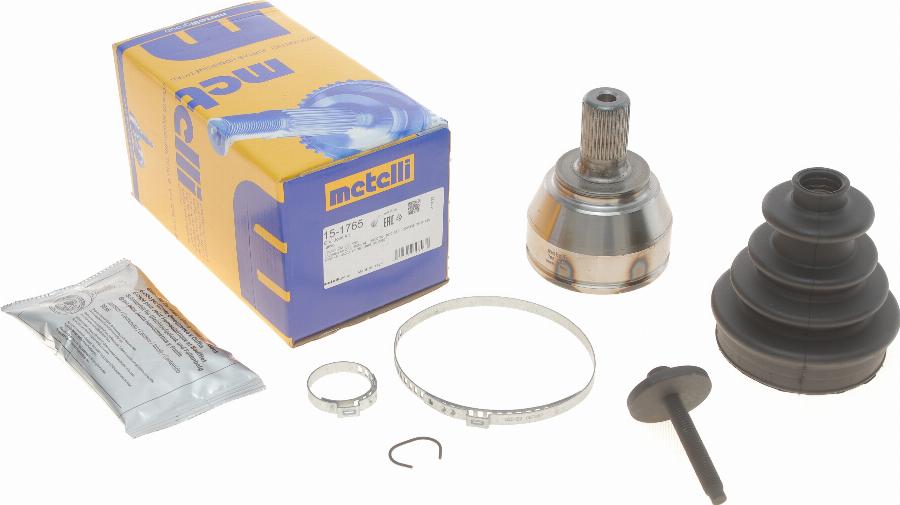 Metelli 15-1765 - Каре комплект, полуоска www.parts5.com