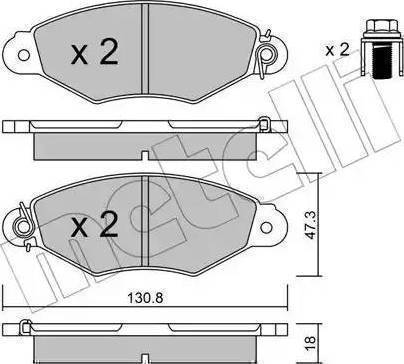 Delphi LP1111 - Brake Pad Set, disc brake www.parts5.com