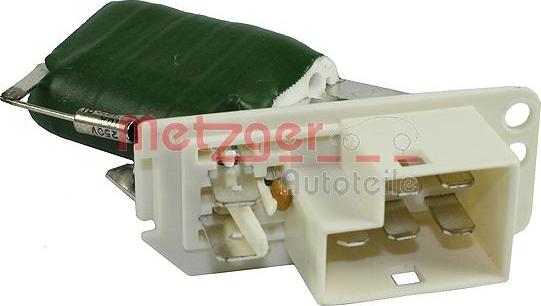 Metzger 0917030 - Rezistor, ventilator habitaclu www.parts5.com