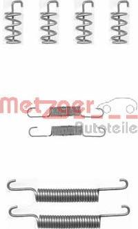 Metzger 105-0831 - Accessory Kit, parking brake shoes www.parts5.com