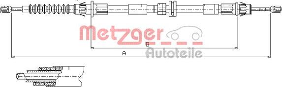 Metzger 11.5510 - Zicovod,rocna zavora www.parts5.com